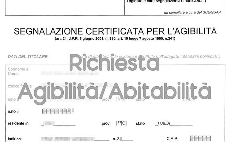 Certificato di agibilità